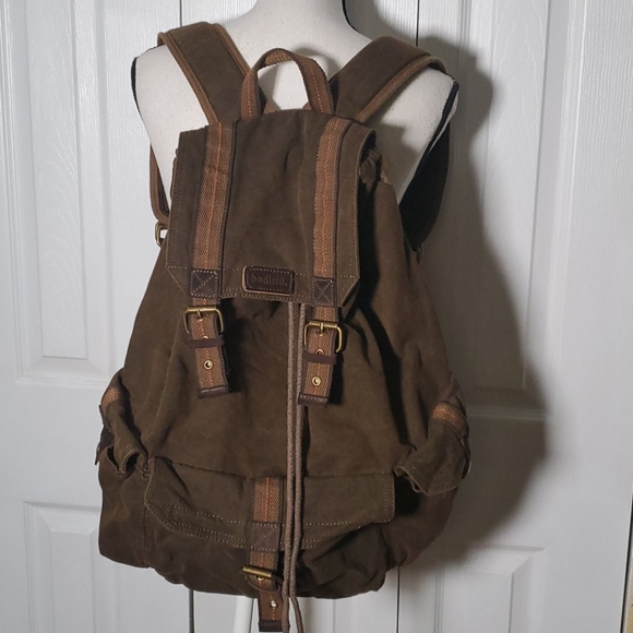 Bed Stu Handbags - BED STU CANVAS COATED BACKPACK